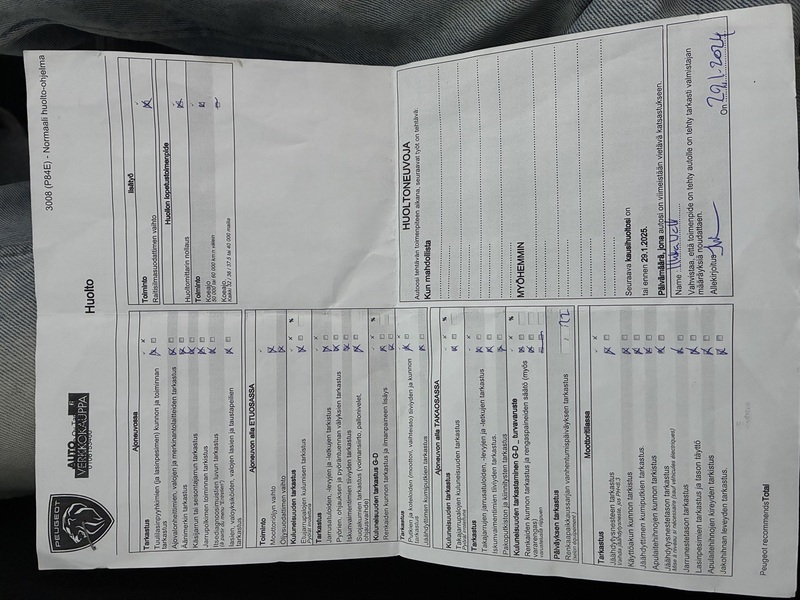 Peugeot 3008 vaihtoauto