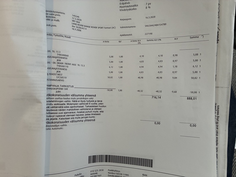 Land Rover Range Rover Sport vaihtoauto