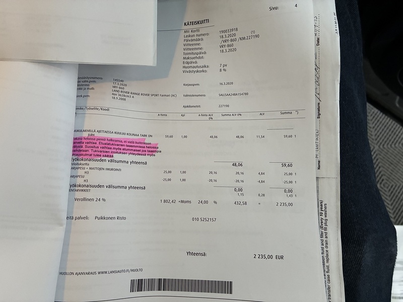 Land Rover Range Rover Sport vaihtoauto