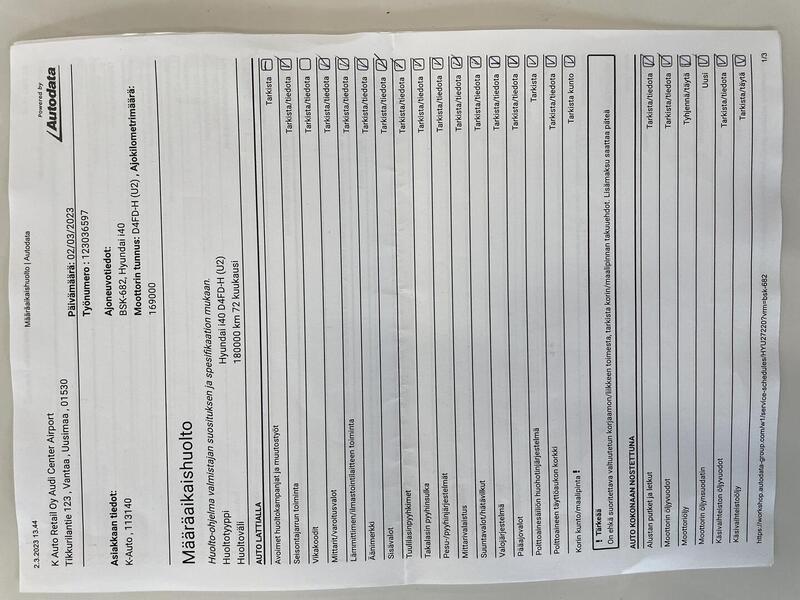 Hyundai i40 Wagon vaihtoauto