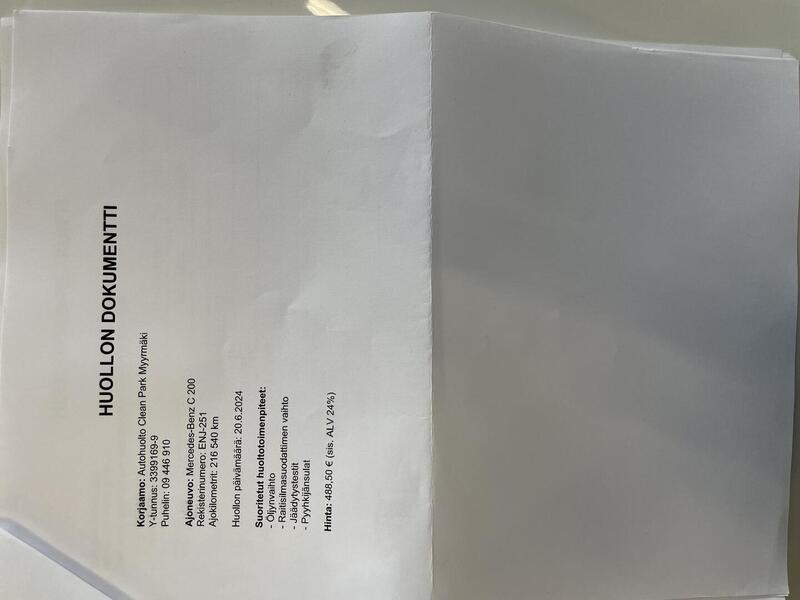 Mercedes-Benz C vaihtoauto