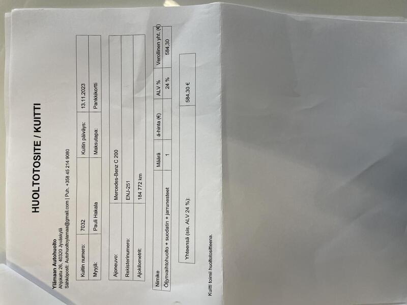 Mercedes-Benz C vaihtoauto