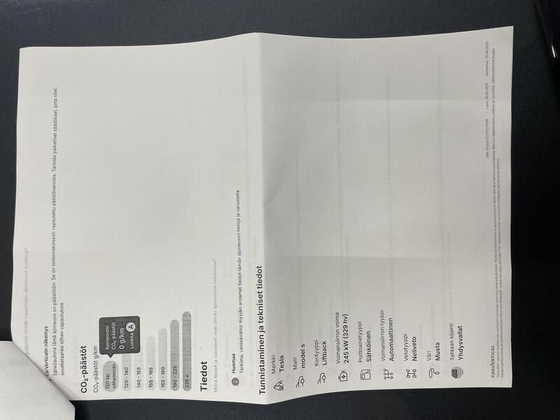 Tesla Model S vaihtoauto