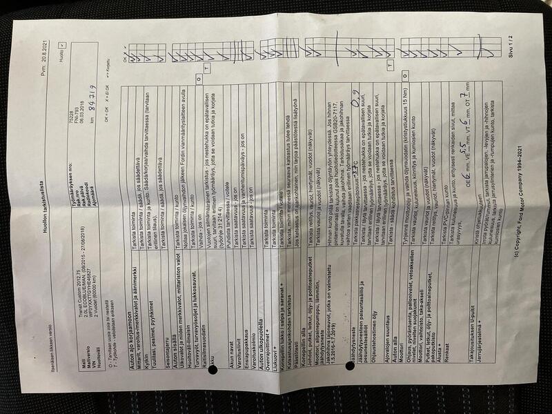 Ford Transit Custom vaihtoauto