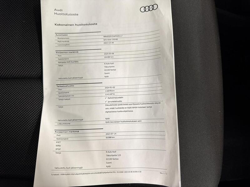 Audi Q4 e-tron vaihtoauto