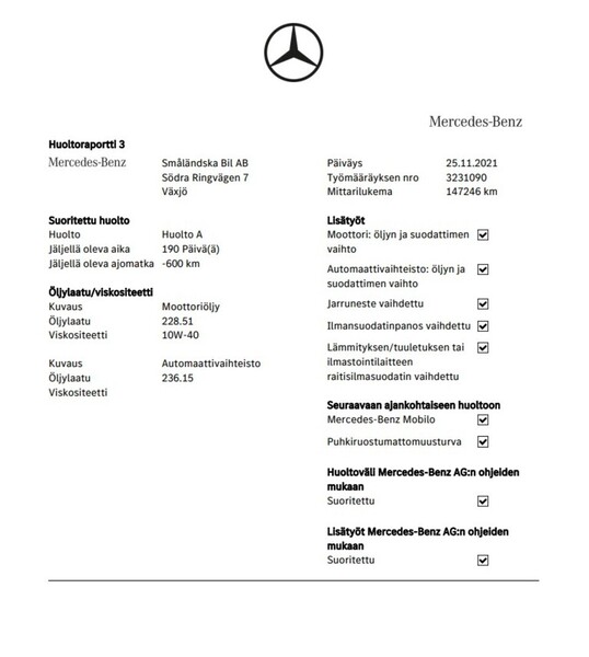 Mercedes-Benz Sprinter vaihtoauto