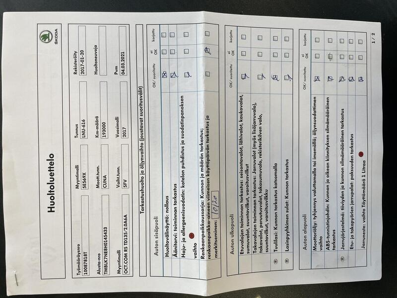 Skoda Octavia vaihtoauto