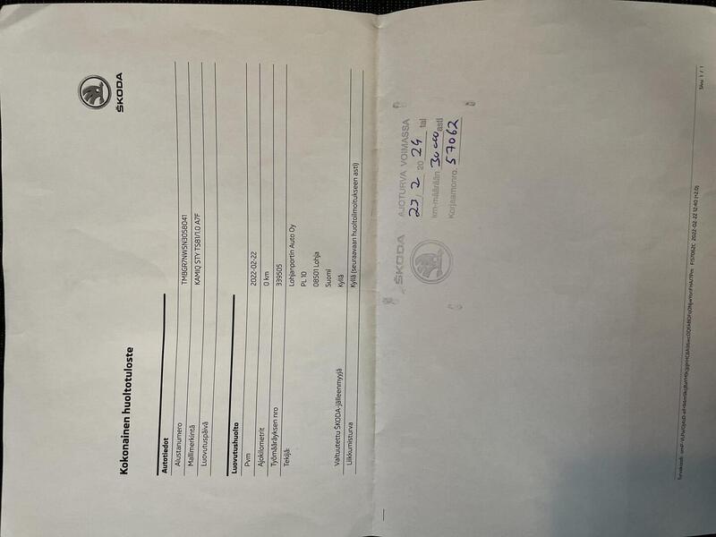 Skoda Kamiq vaihtoauto