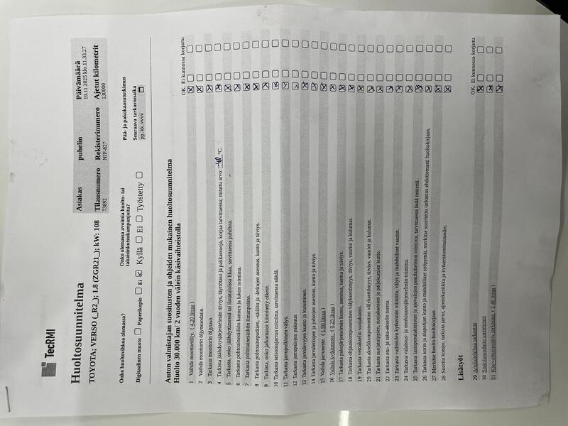 Toyota Verso vaihtoauto