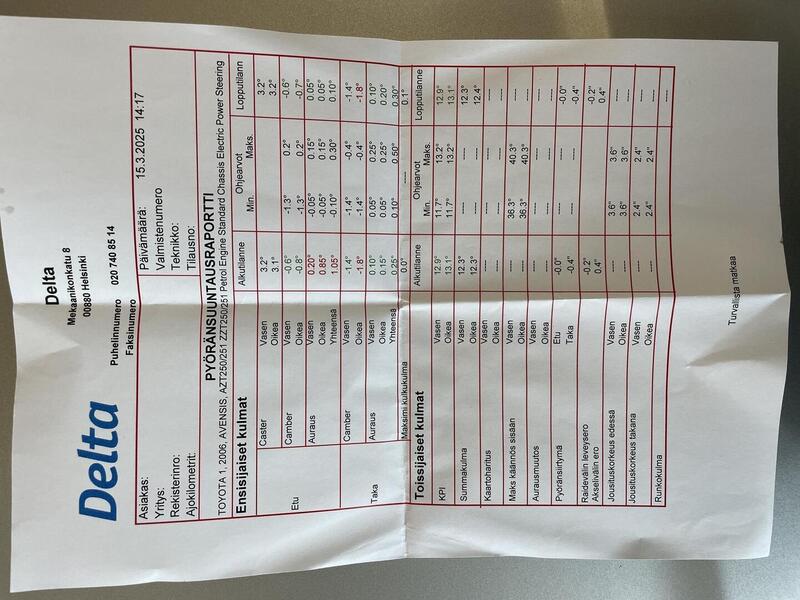 Toyota Avensis vaihtoauto