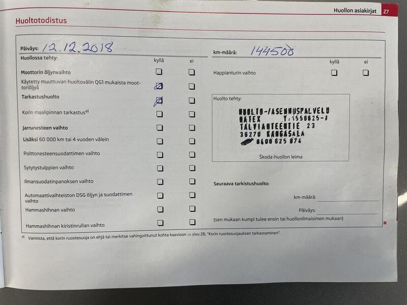 Skoda Octavia vaihtoauto