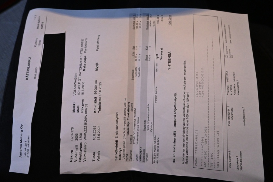 Volkswagen Golf vaihtoauto