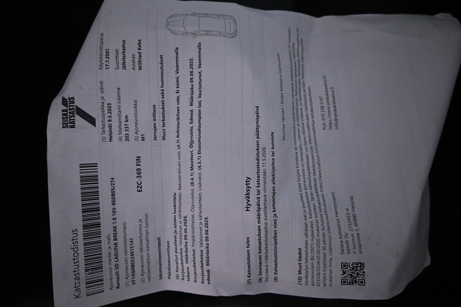 Renault Laguna vaihtoauto