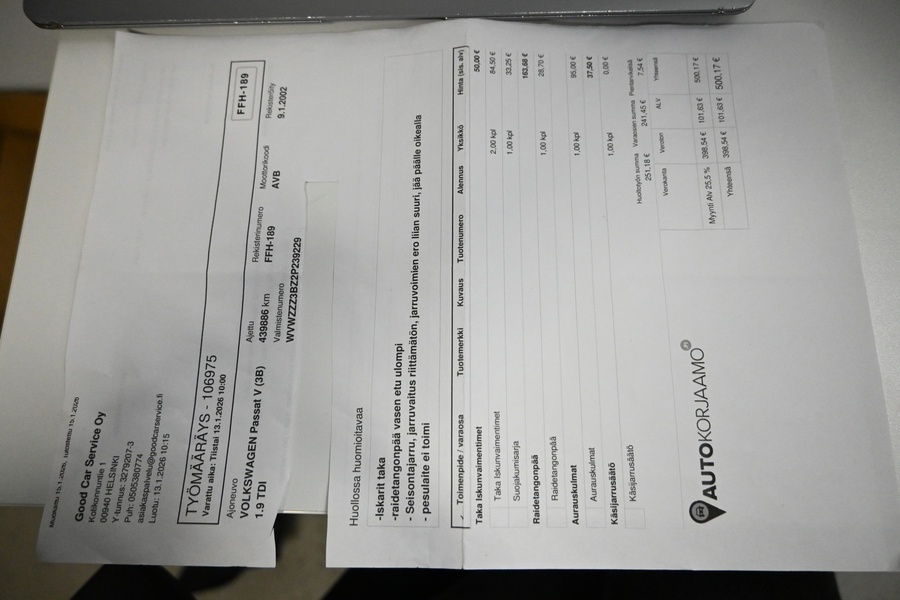 Volkswagen Passat vaihtoauto