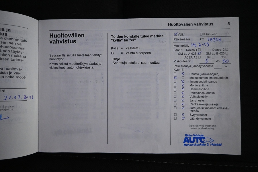 Opel Zafira Tourer vaihtoauto