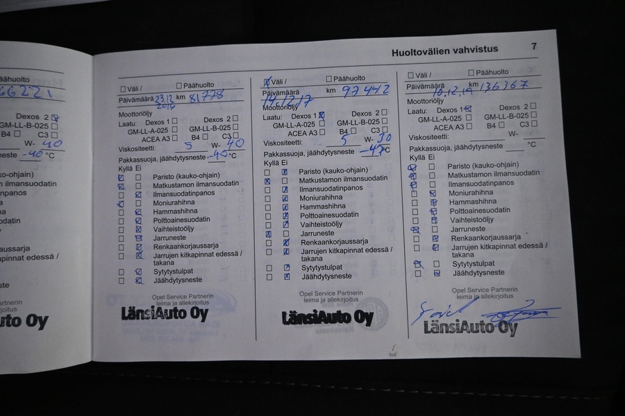 Opel Zafira Tourer vaihtoauto