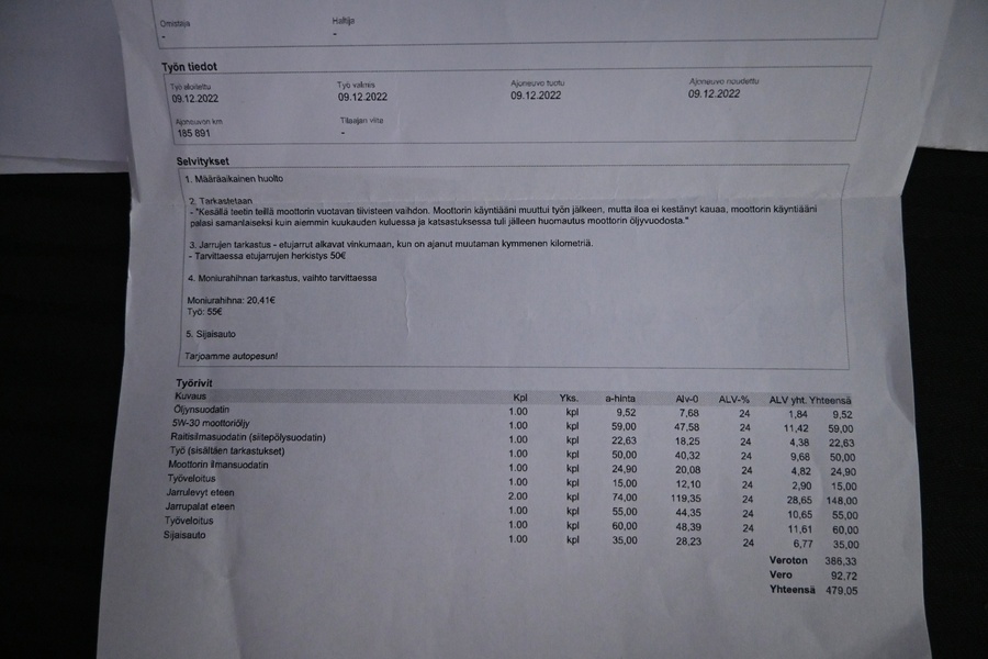 Opel Zafira Tourer vaihtoauto