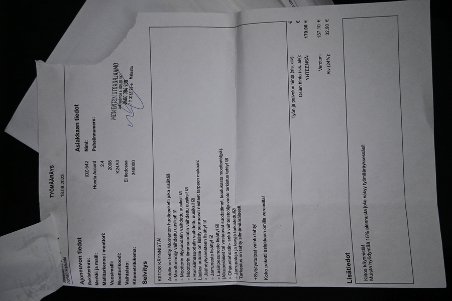 Honda Accord vaihtoauto