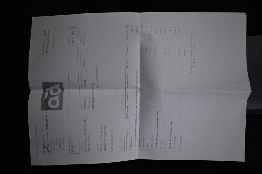 Honda Accord vaihtoauto