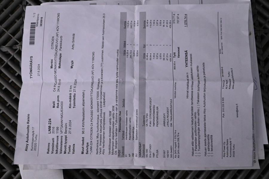 Citroën Grand C4 Picasso vaihtoauto