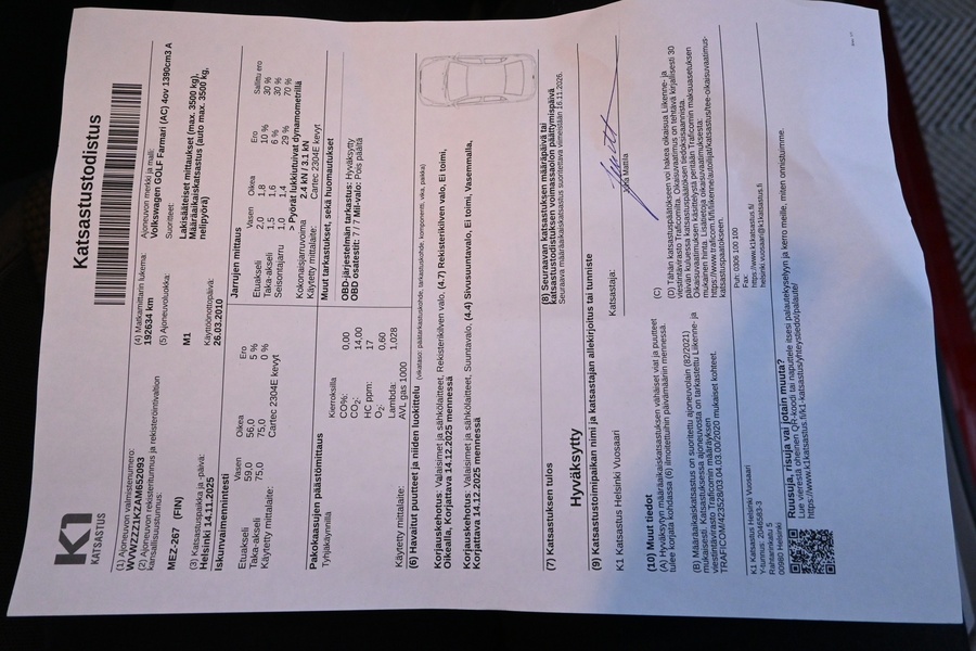 Volkswagen Golf vaihtoauto