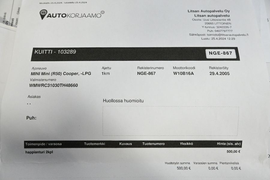 Mini Cooper vaihtoauto