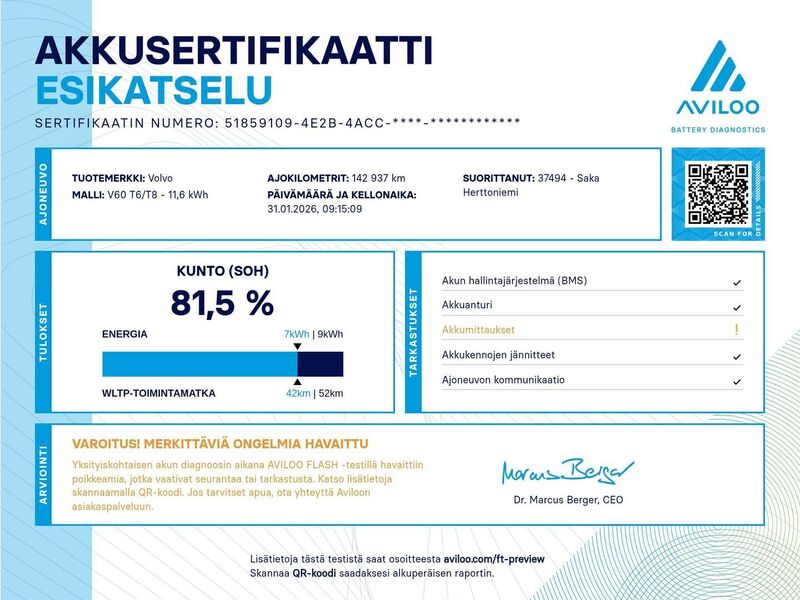 Volvo V60 vaihtoauto