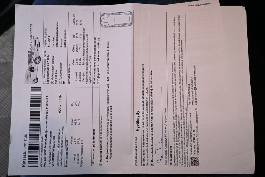 Peugeot 3008 vaihtoauto