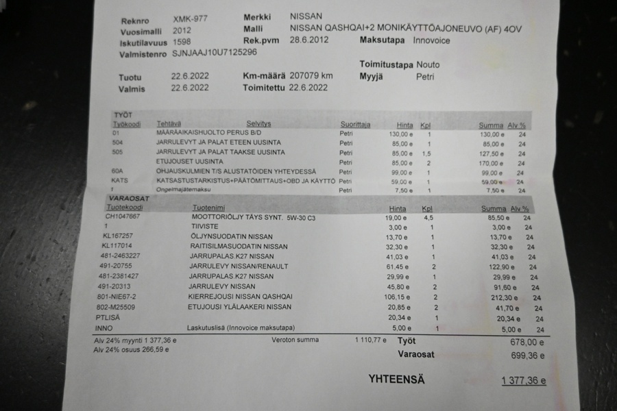 Nissan Qashqai+2 vaihtoauto