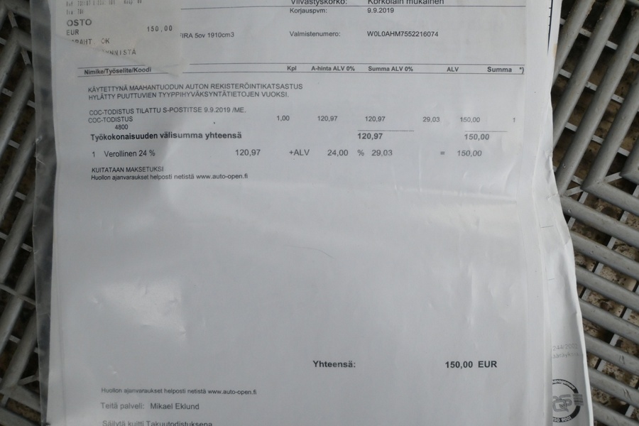 Opel Zafira vaihtoauto