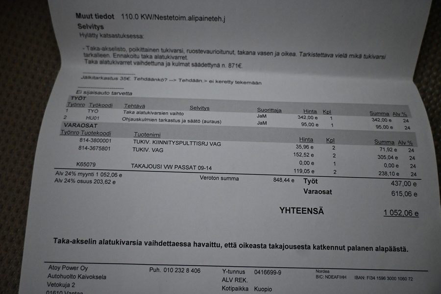 Volkswagen Passat vaihtoauto