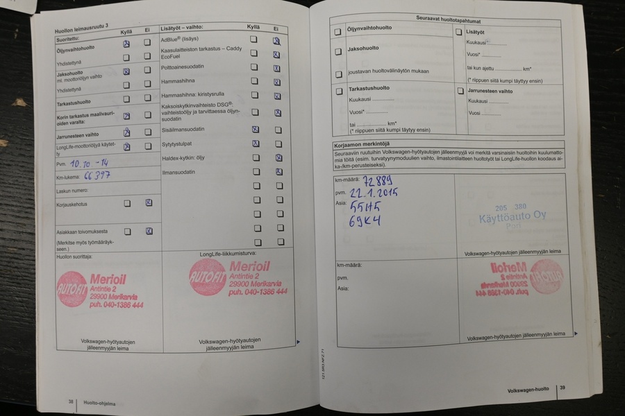 Volkswagen Caddy vaihtoauto