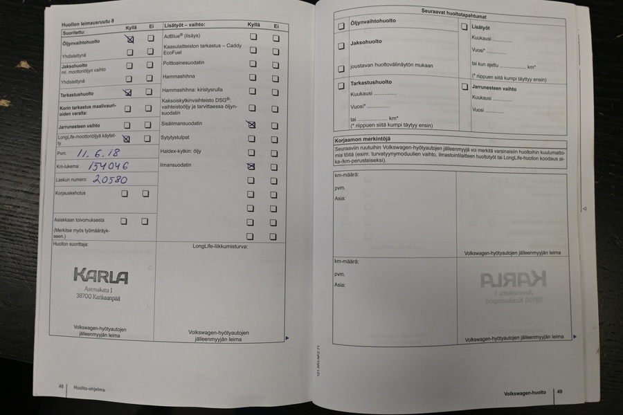 Volkswagen Caddy vaihtoauto