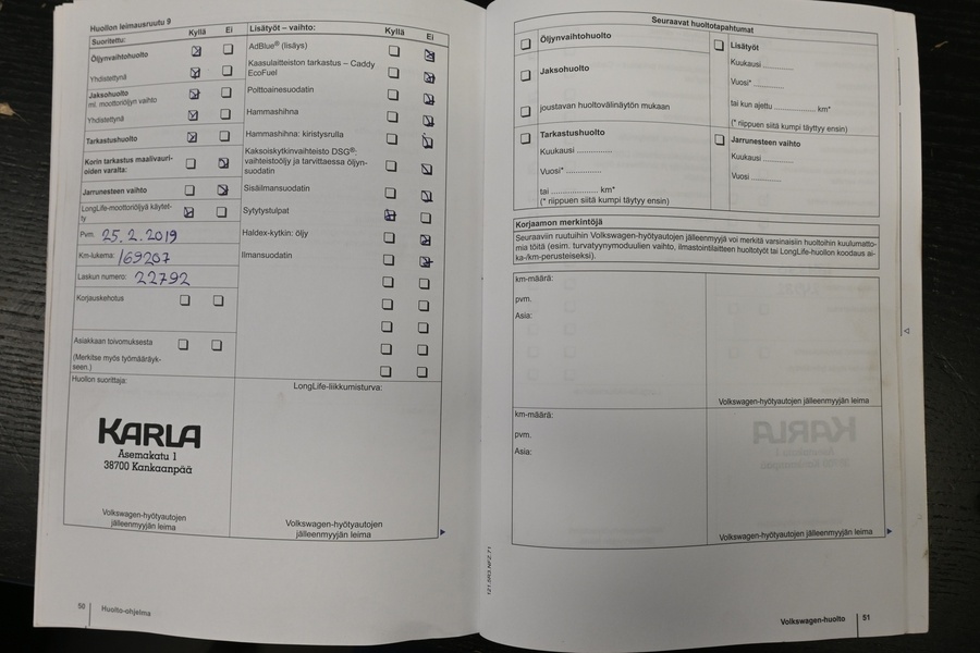 Volkswagen Caddy vaihtoauto