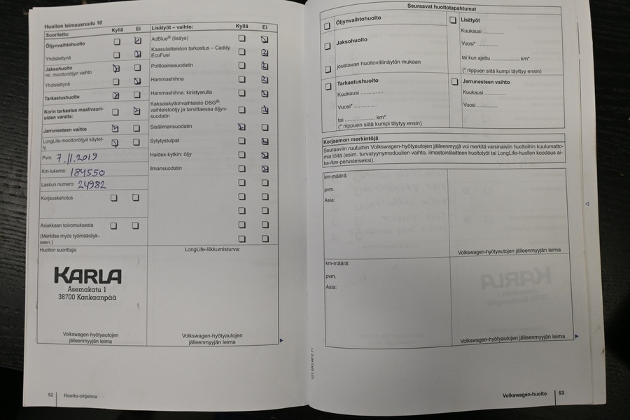 Volkswagen Caddy vaihtoauto