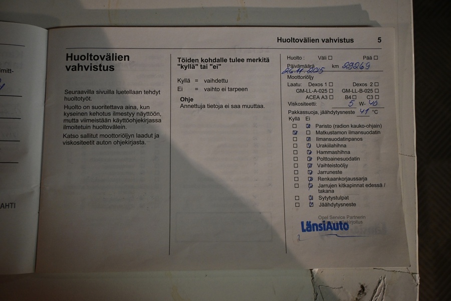 Opel Astra vaihtoauto