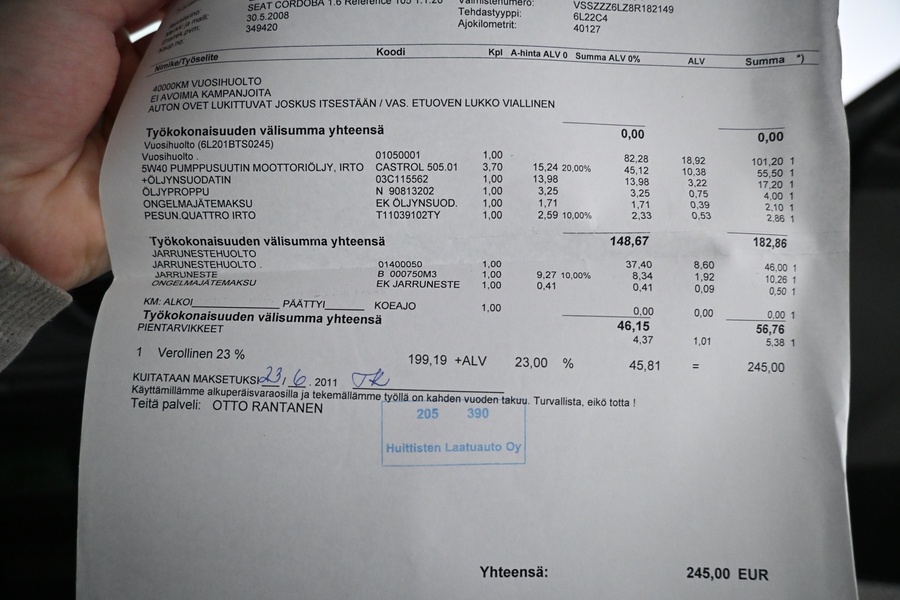 SEAT Cordoba vaihtoauto