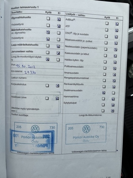 Volkswagen Passat vaihtoauto