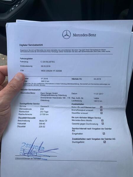 Mercedes-Benz C vaihtoauto