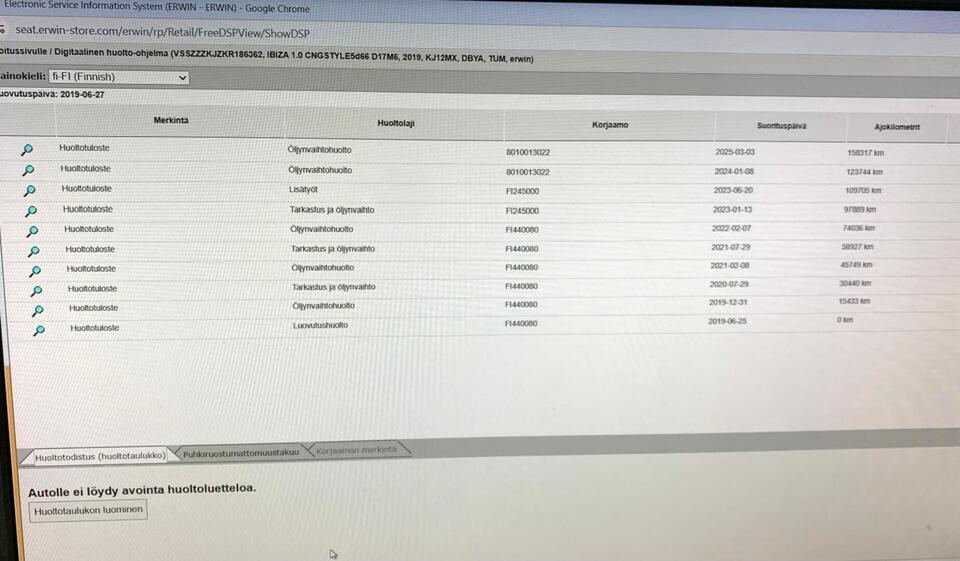 SEAT Ibiza vaihtoauto