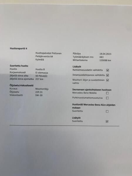 Mercedes-Benz CLA-sarja vaihtoauto