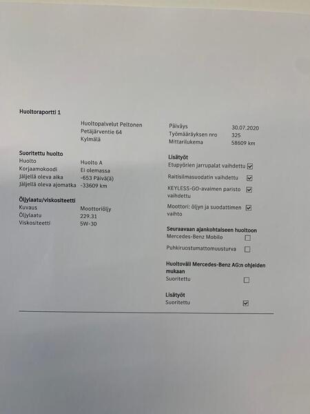 Mercedes-Benz CLA-sarja vaihtoauto