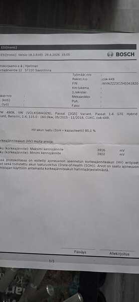 Volkswagen Passat vaihtoauto