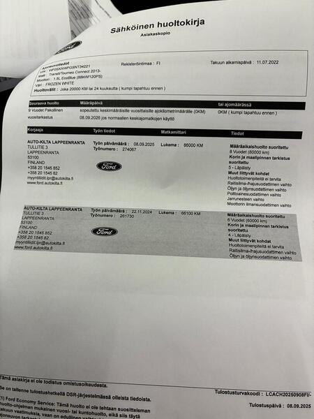 Ford Transit Connect vaihtoauto