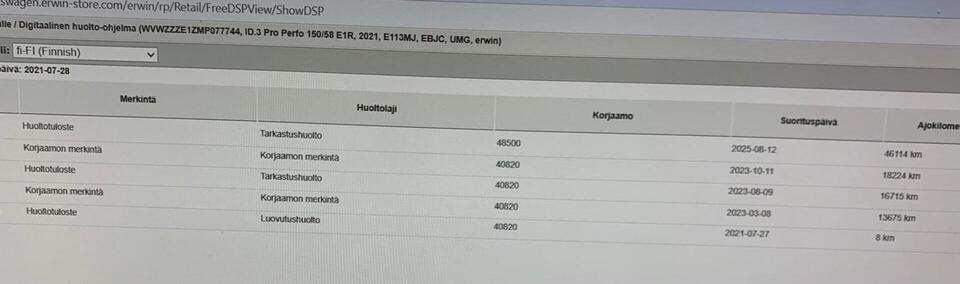 Volkswagen ID.3 vaihtoauto