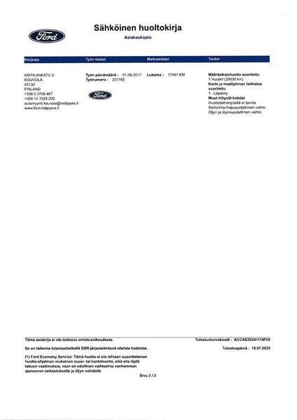 Ford Mondeo vaihtoauto