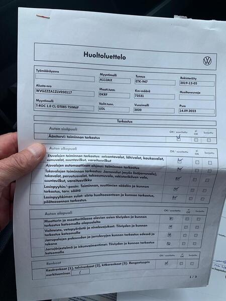 Volkswagen T-Roc vaihtoauto