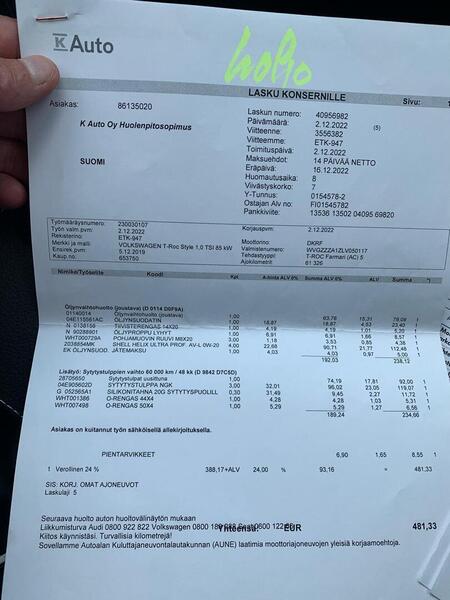 Volkswagen T-Roc vaihtoauto