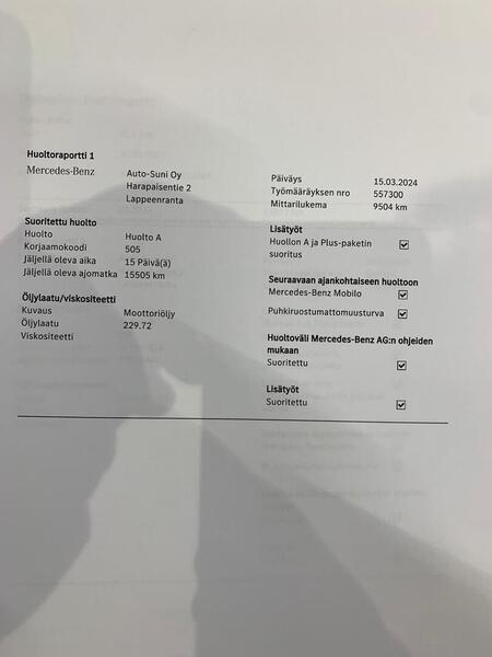 Mercedes-Benz CLA-sarja vaihtoauto