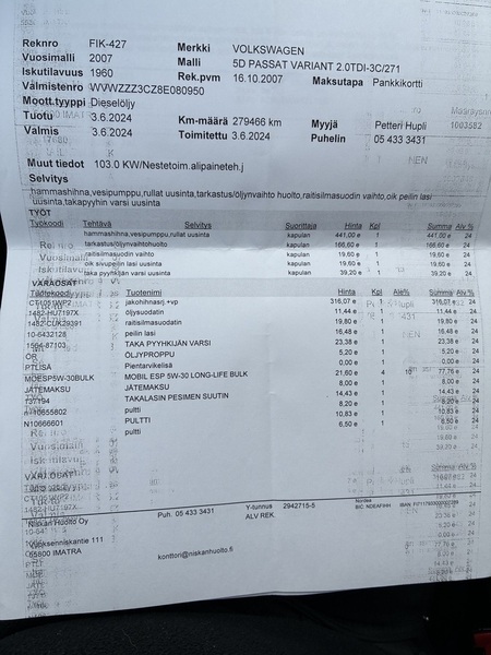 Volkswagen Passat vaihtoauto